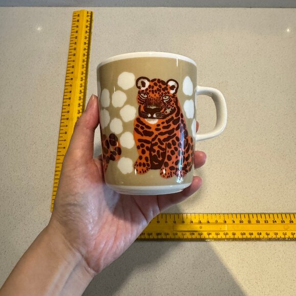 Rare Marimekko Tiger Cup Mug 250 ml Oiva Maija Isola Collectible Design - Picture 3 of 9